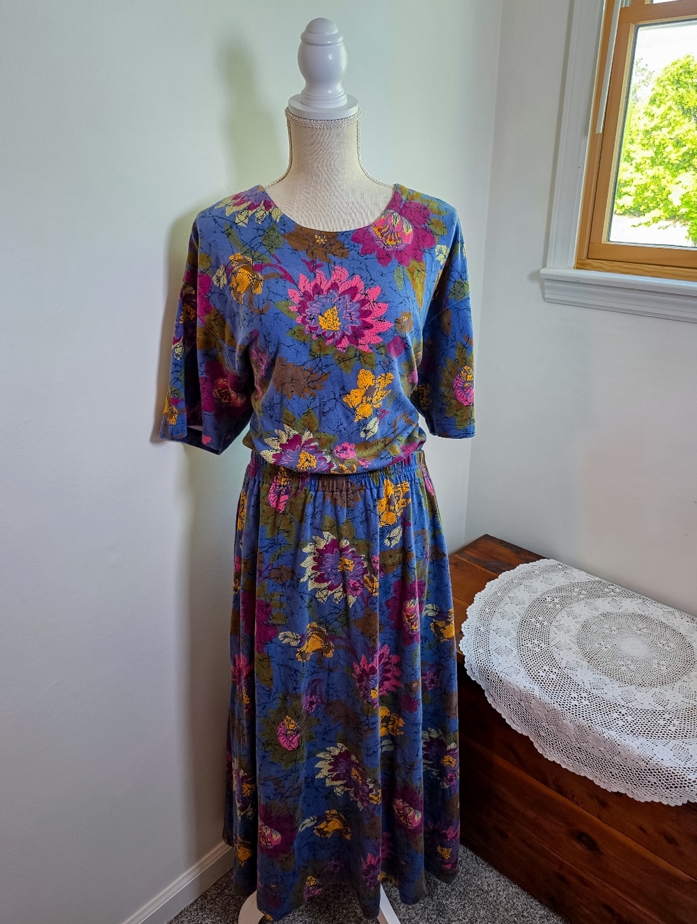 Vintage Eddie Bauer Floral Maxi Dress